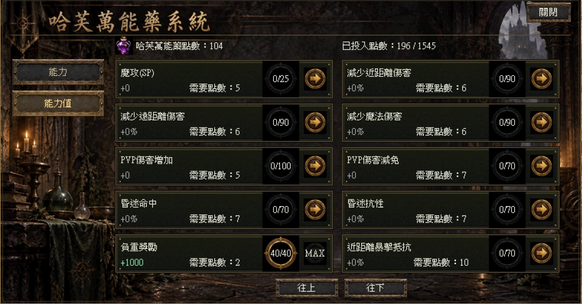 哈芙萬能藥系統:查看後續項目